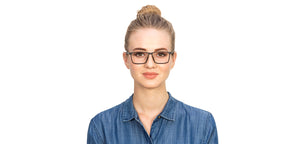 Grey Rectangle Full Rim Unisex Eyeglasses by Lenskart Air Online-117279