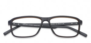 Grey Rectangle Full Rim Unisex Eyeglasses by Lenskart Air Online-117286
