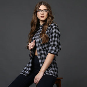 Gunmetal Rectangle Half Rim Unisex Eyeglasses by Vincent Chase Online-117948