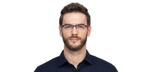 Load image into Gallery viewer, Gunmetal Rectangle Half Rim Unisex Eyeglasses by Vincent Chase Online-117948