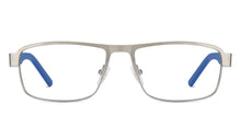 Load image into Gallery viewer, Silver Rectangle Full Rim Unisex Eyeglasses by Vincent Chase Online-117960