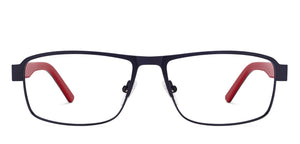 Blue Rectangle Full Rim Unisex Eyeglasses by Vincent Chase Online-117962