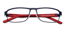 Load image into Gallery viewer, Blue Rectangle Full Rim Unisex Eyeglasses by Vincent Chase Online-117962