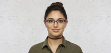 Load image into Gallery viewer, Blue Rectangle Half Rim Unisex Eyeglasses by Vincent Chase Online-117967