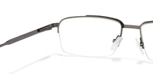Load image into Gallery viewer, Gunmetal Rectangle Half Rim Unisex Eyeglasses by Vincent Chase VC-117969