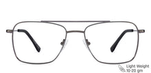 Load image into Gallery viewer, Gunmetal Square Full Rim Unisex Eyeglasses by Vincent Chase VC-117974
