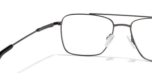 Gunmetal Square Full Rim Unisex Eyeglasses by Vincent Chase VC-117974