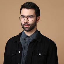 Load image into Gallery viewer, Black Square Full Rim Unisex Eyeglasses by Vincent Chase Online-117975