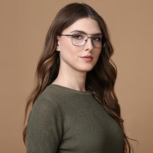 Load image into Gallery viewer, Black Square Full Rim Unisex Eyeglasses by Vincent Chase Online-117975