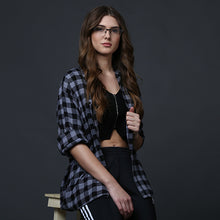 Load image into Gallery viewer, Black Rectangle Half Rim Unisex Eyeglasses by Vincent Chase Online-117981