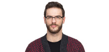 Load image into Gallery viewer, Black Rectangle Half Rim Unisex Eyeglasses by Vincent Chase Online-117981
