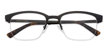 Load image into Gallery viewer, Black Wayfarer Half Rim Unisex Eyeglasses by Vincent Chase Online-118019