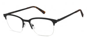 Black Wayfarer Half Rim Unisex Eyeglasses by Vincent Chase Online-118019
