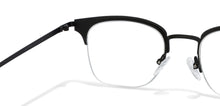 Load image into Gallery viewer, Black Wayfarer Half Rim Unisex Eyeglasses by Vincent Chase VC-118023