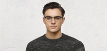 Load image into Gallery viewer, Black Wayfarer Full Rim Unisex Eyeglasses by Vincent Chase VC-118041