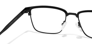 Black Wayfarer Full Rim Unisex Eyeglasses by Vincent Chase VC-118041