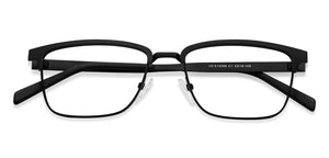 Black Wayfarer Full Rim Unisex Eyeglasses by Vincent Chase VC-118041
