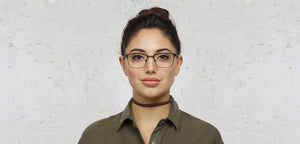 Black Wayfarer Full Rim Unisex Eyeglasses by Vincent Chase VC-118041