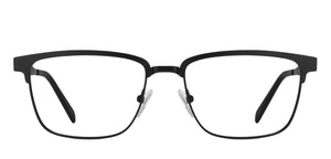 Black Wayfarer Full Rim Unisex Eyeglasses by Vincent Chase VC-118041