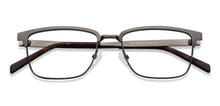 Load image into Gallery viewer, Gunmetal Wayfarer Full Rim Unisex Eyeglasses by Vincent Chase Online-118042