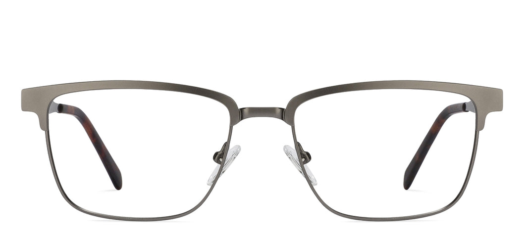 Gunmetal Wayfarer Full Rim Unisex Eyeglasses by Vincent Chase Online-118042