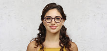 Load image into Gallery viewer, Brown Round Full Rim Unisex Eyeglasses by Vincent Chase Online-118141