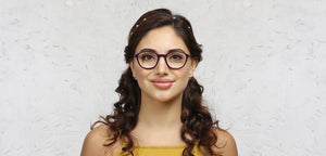 Brown Round Full Rim Unisex Eyeglasses by Vincent Chase Online-118141