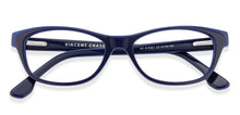 Load image into Gallery viewer, Blue Cat Eye Full Rim Women Eyeglasses by Vincent Chase VC-118144