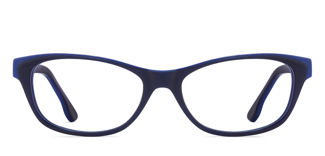 Blue Cat Eye Full Rim Women Eyeglasses by Vincent Chase VC-118144