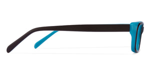 Blue Rectangle Full Rim Unisex Eyeglasses by Vincent Chase Online-118149