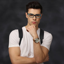 Load image into Gallery viewer, Blue Rectangle Full Rim Unisex Eyeglasses by Vincent Chase Online-118149