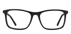 Black Rectangle Full Rim Unisex Eyeglasses by Vincent Chase Online-118180