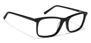 Black Rectangle Full Rim Unisex Eyeglasses by Vincent Chase Online-118180