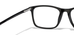 Black Rectangle Full Rim Unisex Eyeglasses by Vincent Chase Online-118180