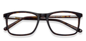 Tortoise Rectangle Full Rim Unisex Eyeglasses by Vincent Chase Online-118181