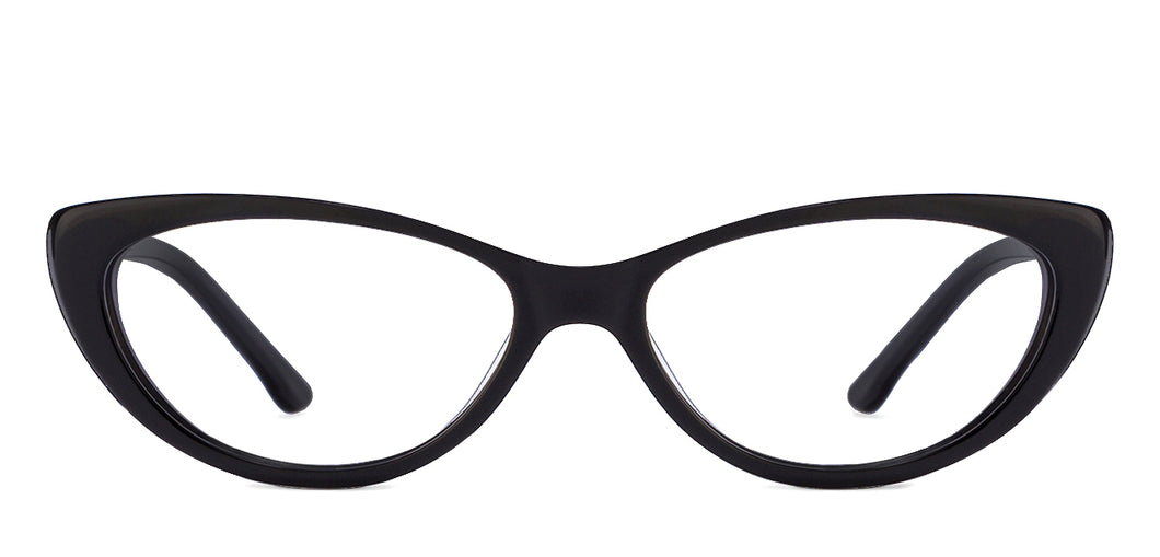 Black Cat Eye Full Rim Women Eyeglasses by Vincent Chase VC-118199