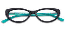 Load image into Gallery viewer, Black Cat Eye Full Rim Women Eyeglasses by Vincent Chase VC-118201