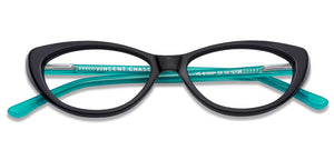 Black Cat Eye Full Rim Women Eyeglasses by Vincent Chase VC-118201