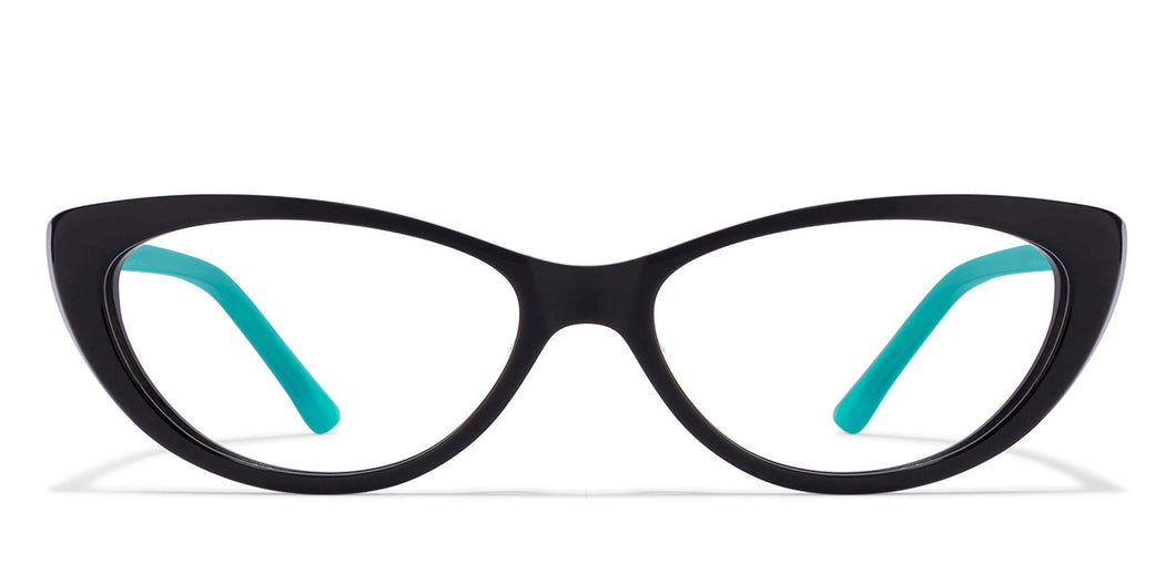 Black Cat Eye Full Rim Women Eyeglasses by Vincent Chase VC-118201