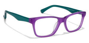 Purple Rectangle Full Rim Unisex Eyeglasses by Vincent Chase Online-118372