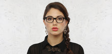 Load image into Gallery viewer, Black Rectangle Full Rim Unisex Eyeglasses by Vincent Chase Online-118374