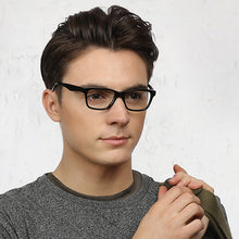 Load image into Gallery viewer, Black Rectangle Full Rim Unisex Eyeglasses by Vincent Chase Online-118374