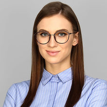 Load image into Gallery viewer, Grey Round Full Rim Unisex Eyeglasses by Lenskart Air Online-118421