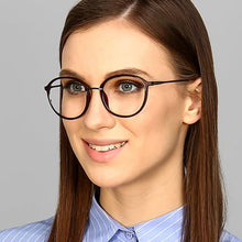 Load image into Gallery viewer, Grey Round Full Rim Unisex Eyeglasses by Lenskart Air Online-118421