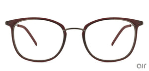 Grey Round Full Rim Unisex Eyeglasses by Lenskart Air Online-118421