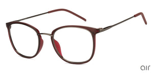Grey Round Full Rim Unisex Eyeglasses by Lenskart Air Online-118421