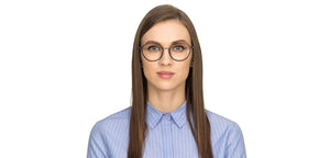 Brown Round Full Rim Unisex Eyeglasses by Lenskart Air Online-118423