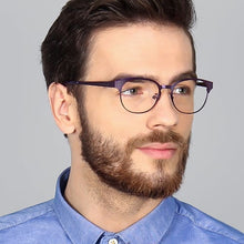 Load image into Gallery viewer, Brown Round Full Rim Unisex Eyeglasses by Lenskart Air Online-118423