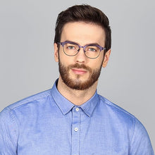 Load image into Gallery viewer, Brown Round Full Rim Unisex Eyeglasses by Lenskart Air Online-118423
