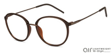 Load image into Gallery viewer, Brown Round Full Rim Unisex Eyeglasses by Lenskart Air Online-118423